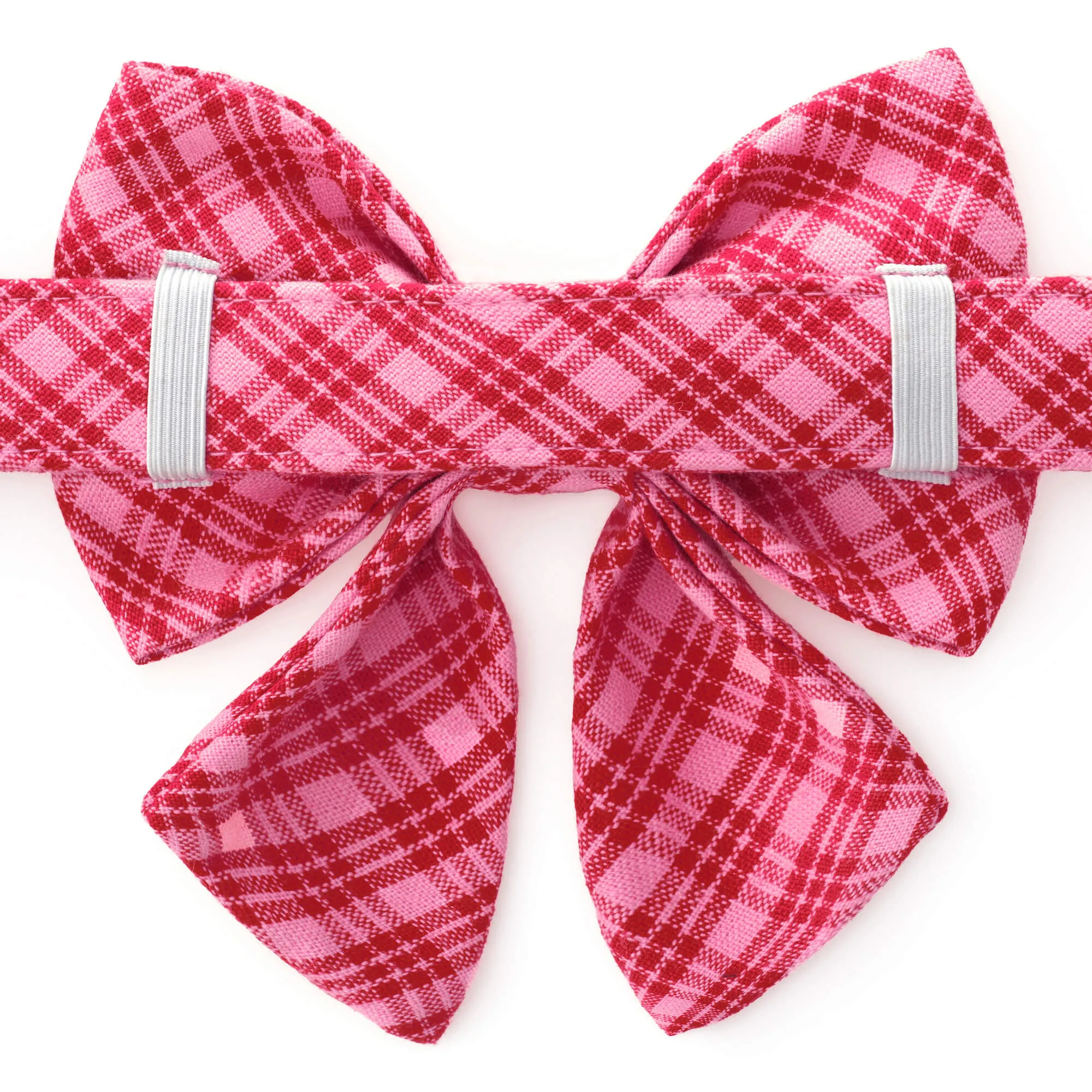 Heather Taylor Home x TFD Katherine Plaid Valentine Lady Bow Collar