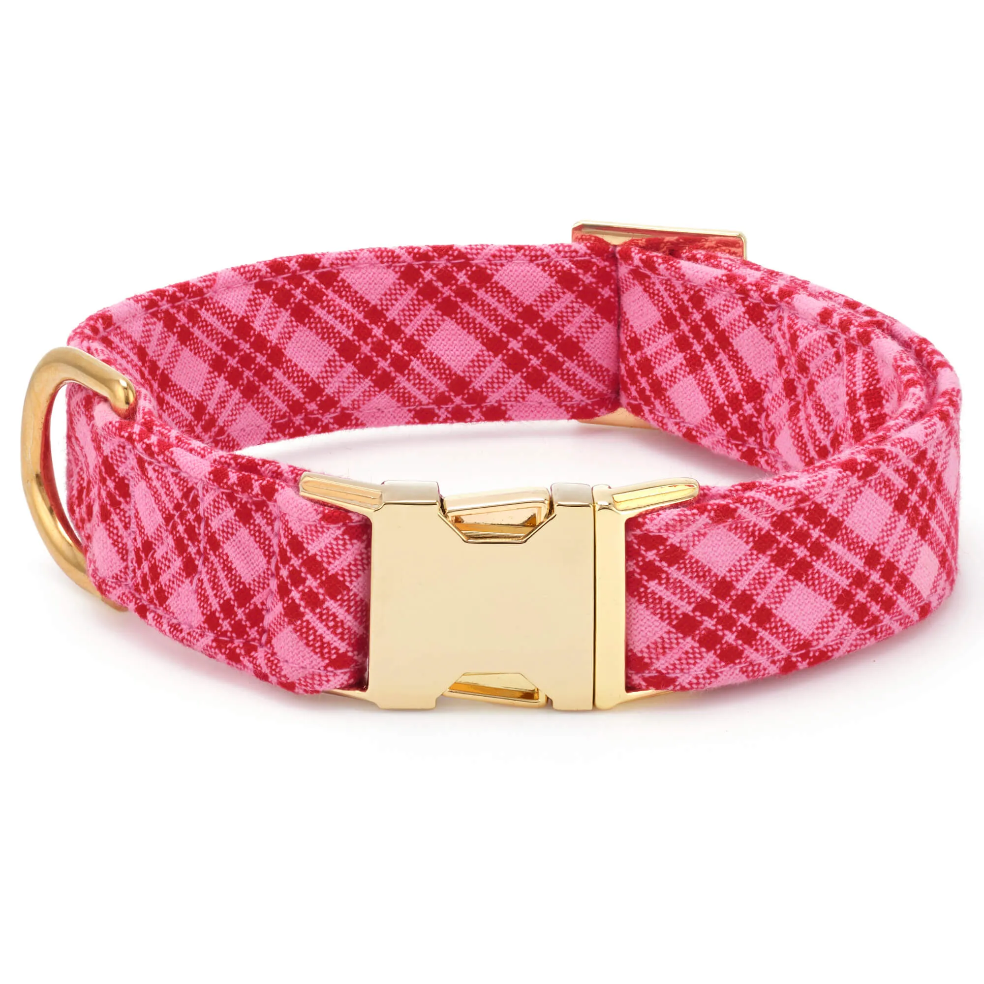 Heather Taylor Home x TFD Katherine Plaid Valentine Lady Bow Collar