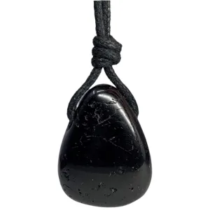 Luck Strings Black Tourmaline Pendant - Protective Shield