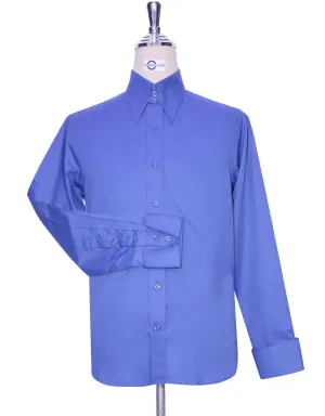 Men's Tab Collar Shirt - Sky Blue Tab Collar Shirt