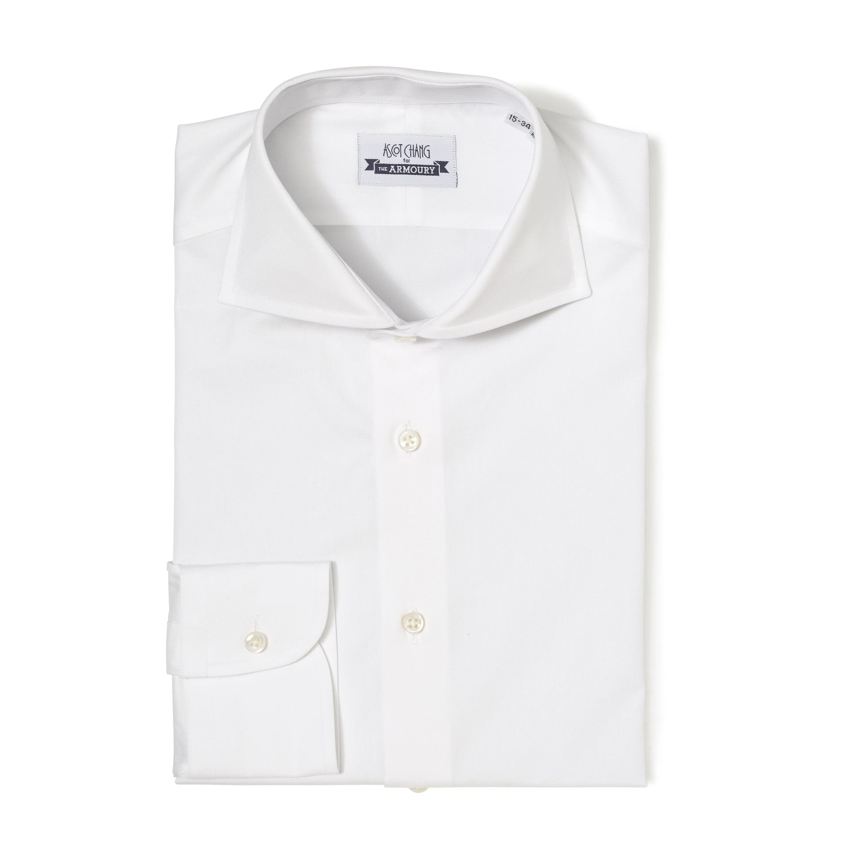 Pinpoint Spread Collar Shirt