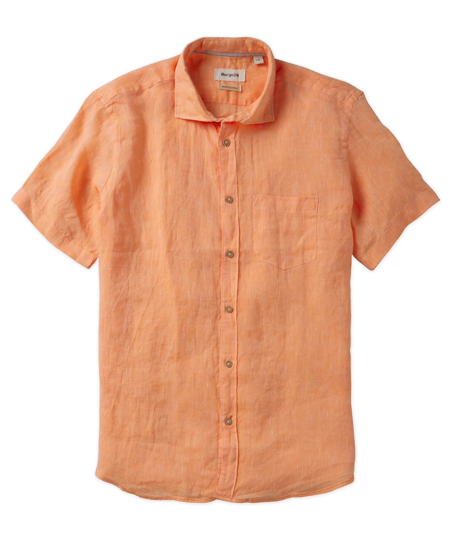 Solid Linen Sport Shirt